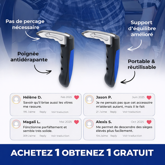 SedoGrip - Poignée d'Assistance 2 en 1