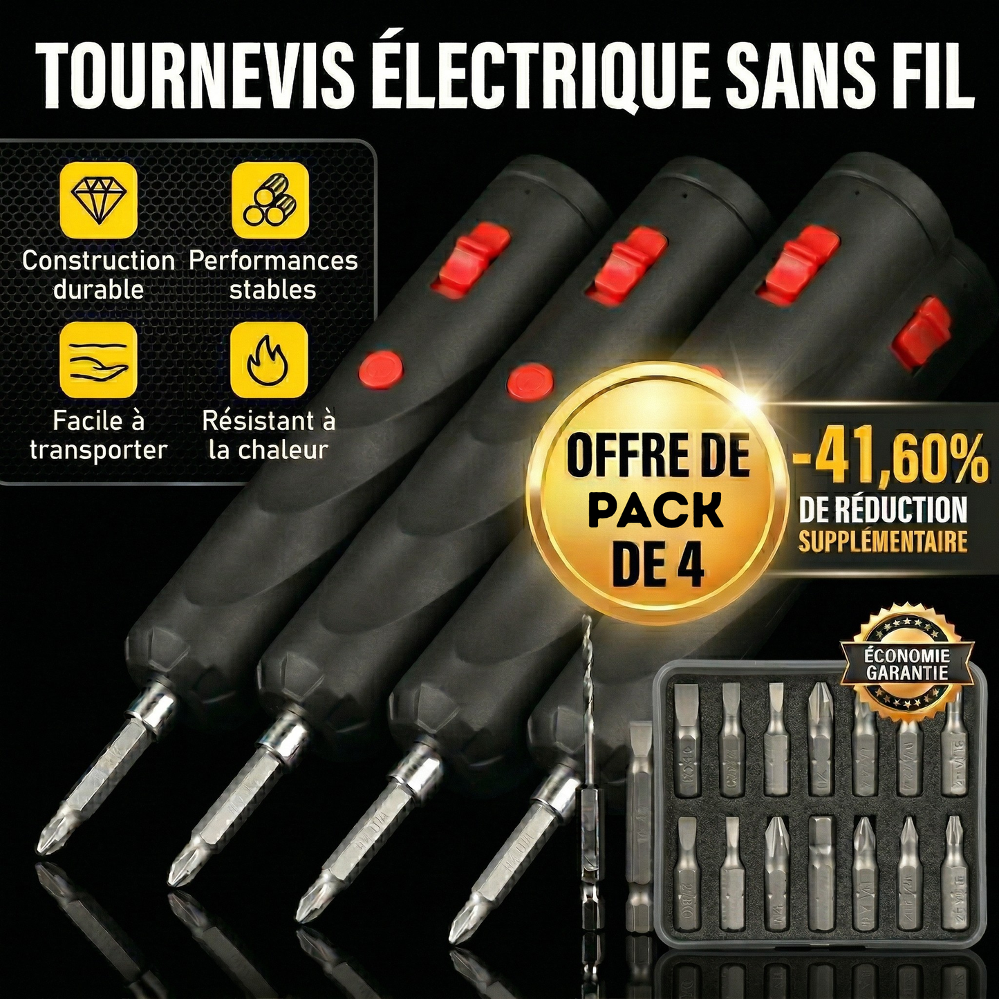 Tournevis Électrique Sans Fil | Bricolage Facile et Rapide