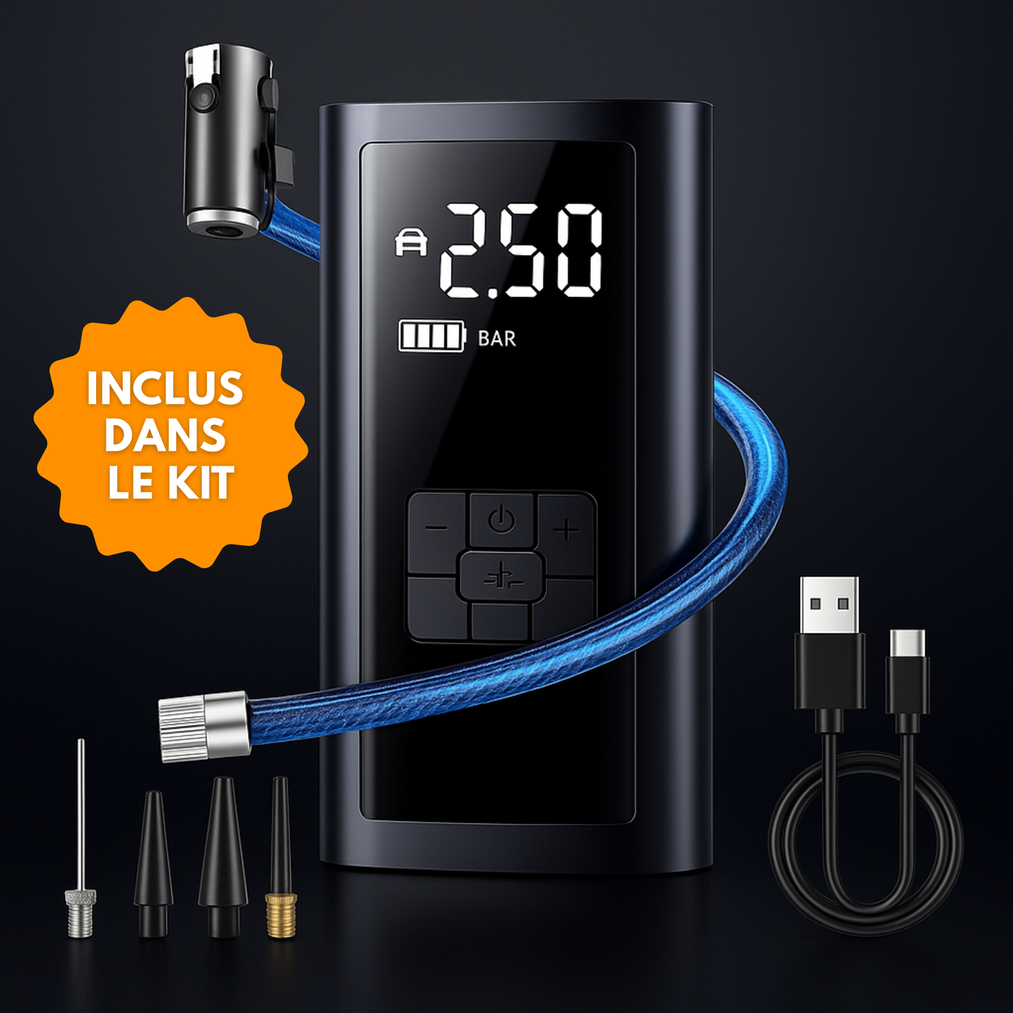 C17 PRO – Compresseur d’Air Professionnel et Intelligent Sans Fil