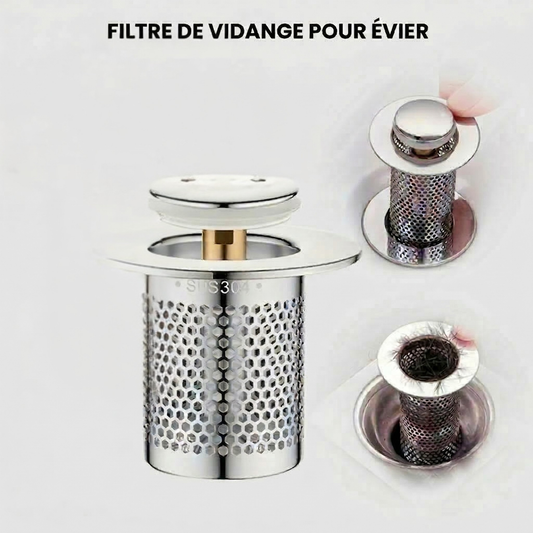 Bouchon de vidange Pop-Up universel