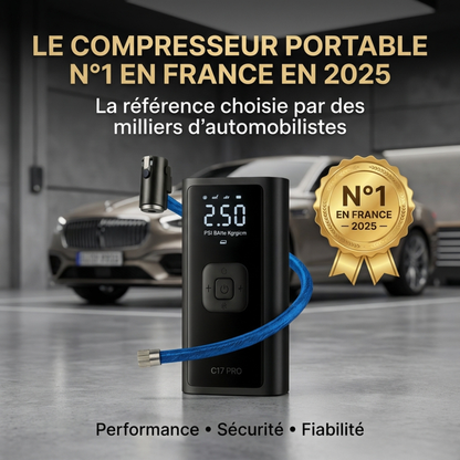 C17 PRO – Compresseur d’Air Professionnel et Intelligent Sans Fil