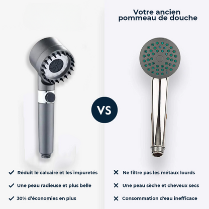 Douchette Hydromassante Anti-Calcaire : Pression Parfaite et Détente.