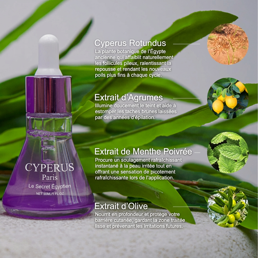 CYPERUS - Sérum Réducteur de Pilosité