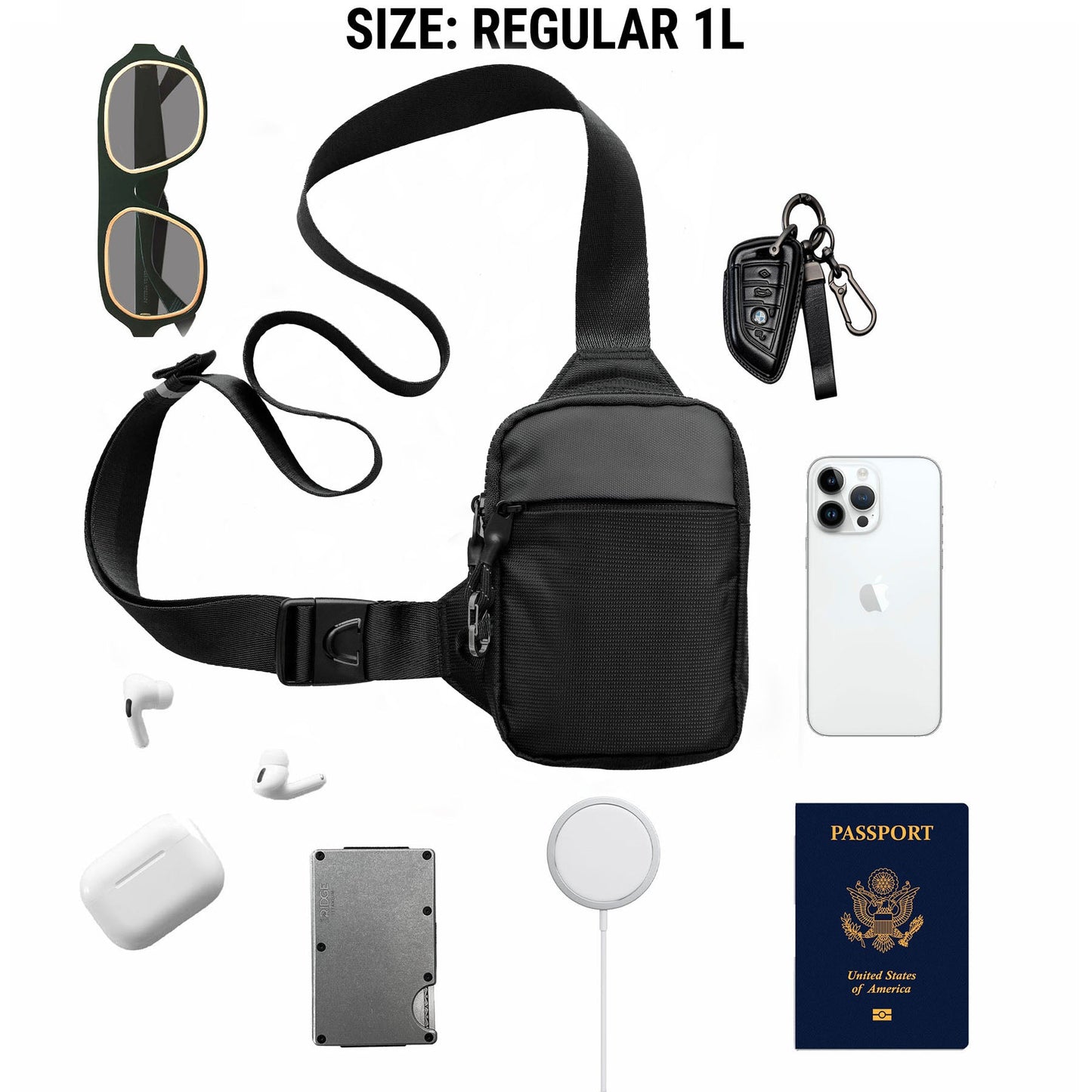 Sling Bag Ultra-Légère : Sécurité et Style pour vos Aventures Quotidiennes.