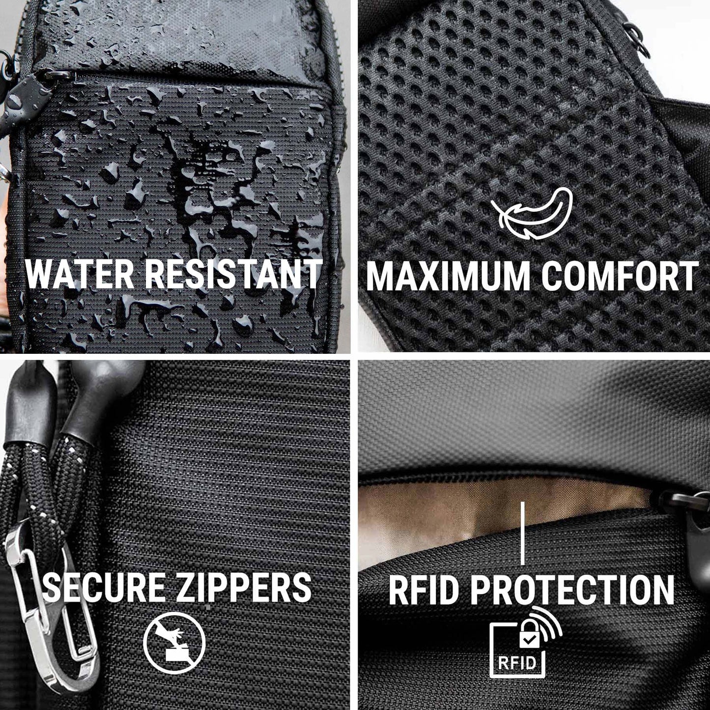 Sling Bag Ultra-Légère : Sécurité et Style pour vos Aventures Quotidiennes.