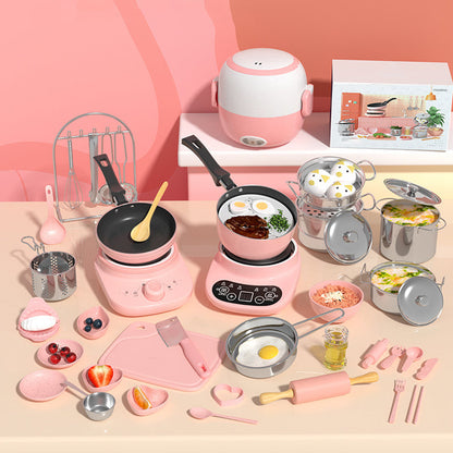 🎁🎄[Meilleur cadeau pour un enfant]🍳Jouets mini-cuisine pour enfants - 22 PCS Set