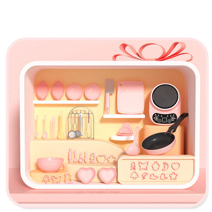 🎁🎄[Meilleur cadeau pour un enfant]🍳Jouets mini-cuisine pour enfants - 22 PCS Set