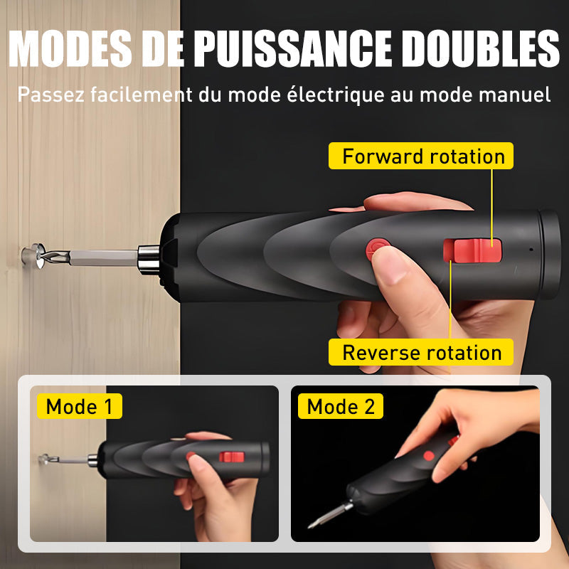 Tournevis Électrique Sans Fil | Bricolage Facile et Rapide