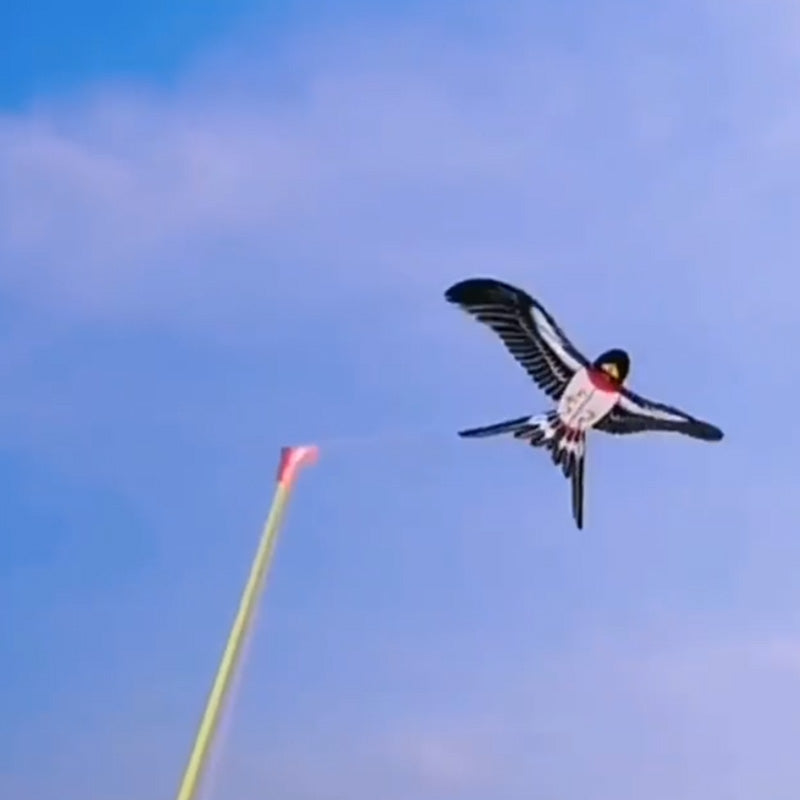 Cerf-Volant Magique avec Canne à Pêche – Lancement Facile & Sans Nœud