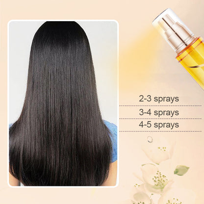 Sérum Capillaire en Spray Anti-Frisottis pour Cheveux