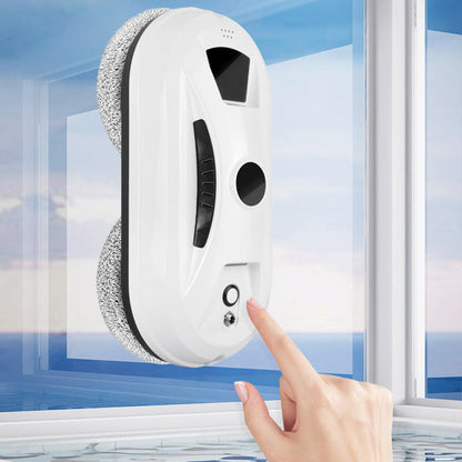 Robot Nettoyeur de Vitres Intelligent – Navigation IA, Double Patin Rotatif & Sécurité Anti-Chute