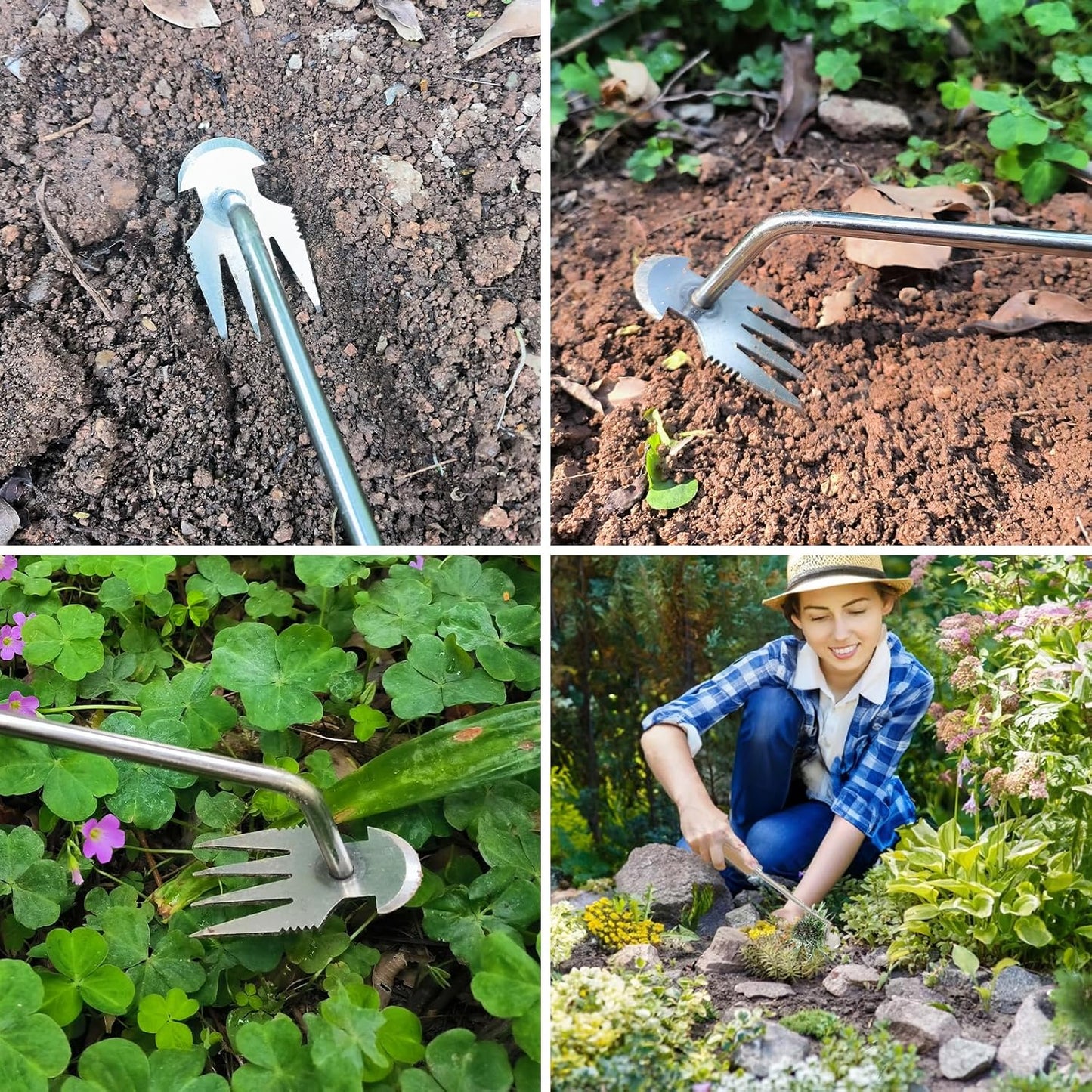 🌿 50% DE RÉDUCTION! 🔧 Artéfact de Désherbage – Outil de Déracinement, Efficace pour Enlever les Mauvaises Herbes & Facile à Utiliser 🧤