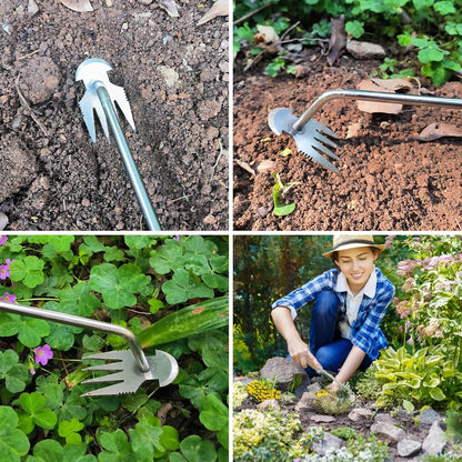 🌿 50% DE RÉDUCTION! 🔧 Artéfact de Désherbage – Outil de Déracinement, Efficace pour Enlever les Mauvaises Herbes & Facile à Utiliser 🧤